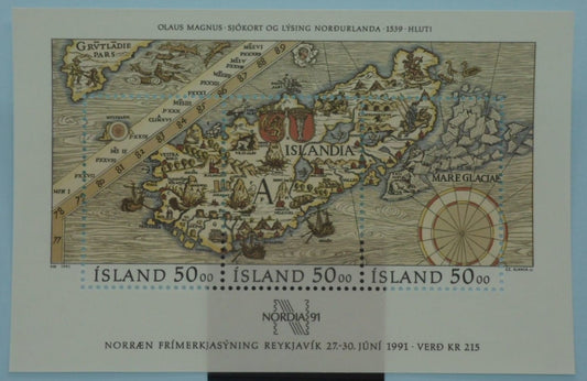 Iceland Stamps, 1991, MS771, Mint image 0