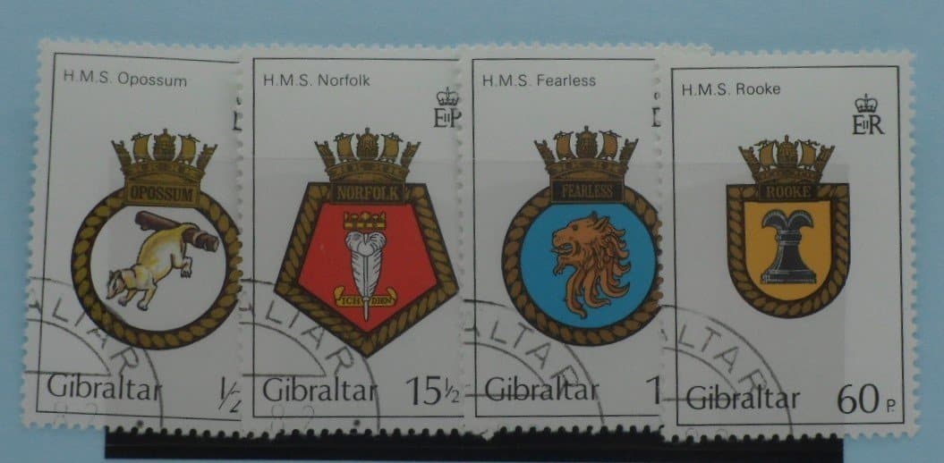Gibraltar Stamps, 1982, SG475-478, Used image 0
