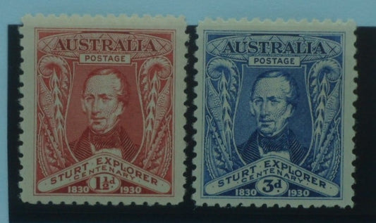 Australia Stamps, 1930, SG117-118, Mint image 0