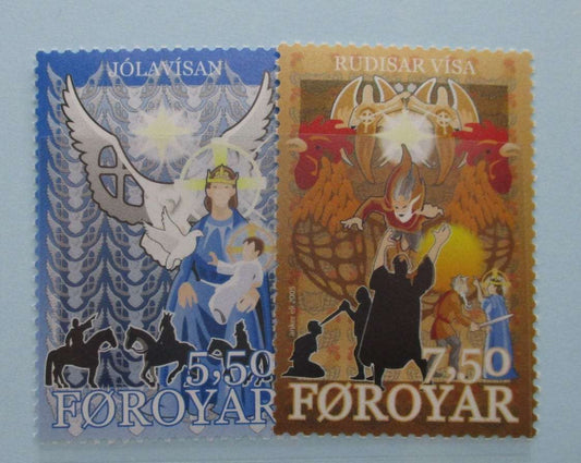 Faroe Islands Stamps, 2005, SG483-484, Mint image 0