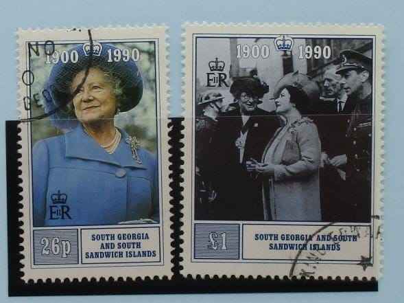 South Georgia and South Sandwich Islands Stamps, 1990, SG195-196, Used image 0