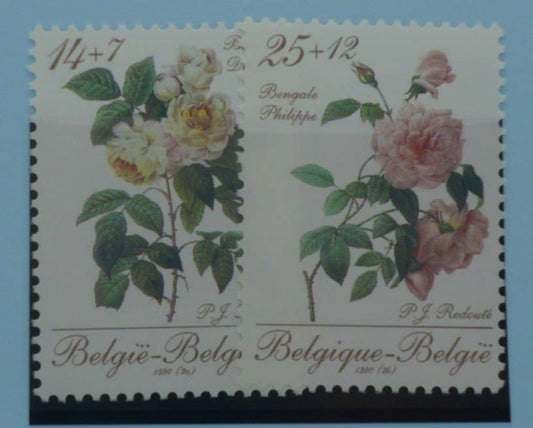 Belgium Stamps, 1990, SG3009-3010, Mint image 0