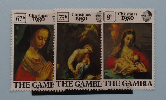 Gambia Stamps, 1980, SG445-447, Mint image 0