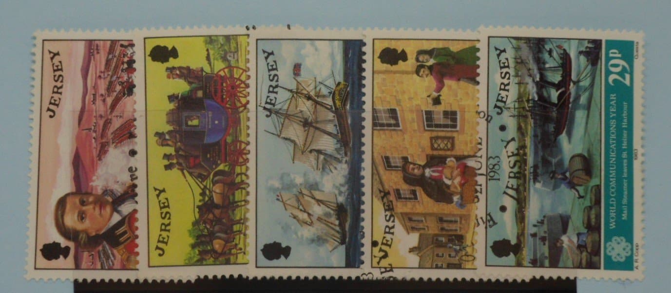Jersey Stamps, 1983, SG314-318, Used image 0