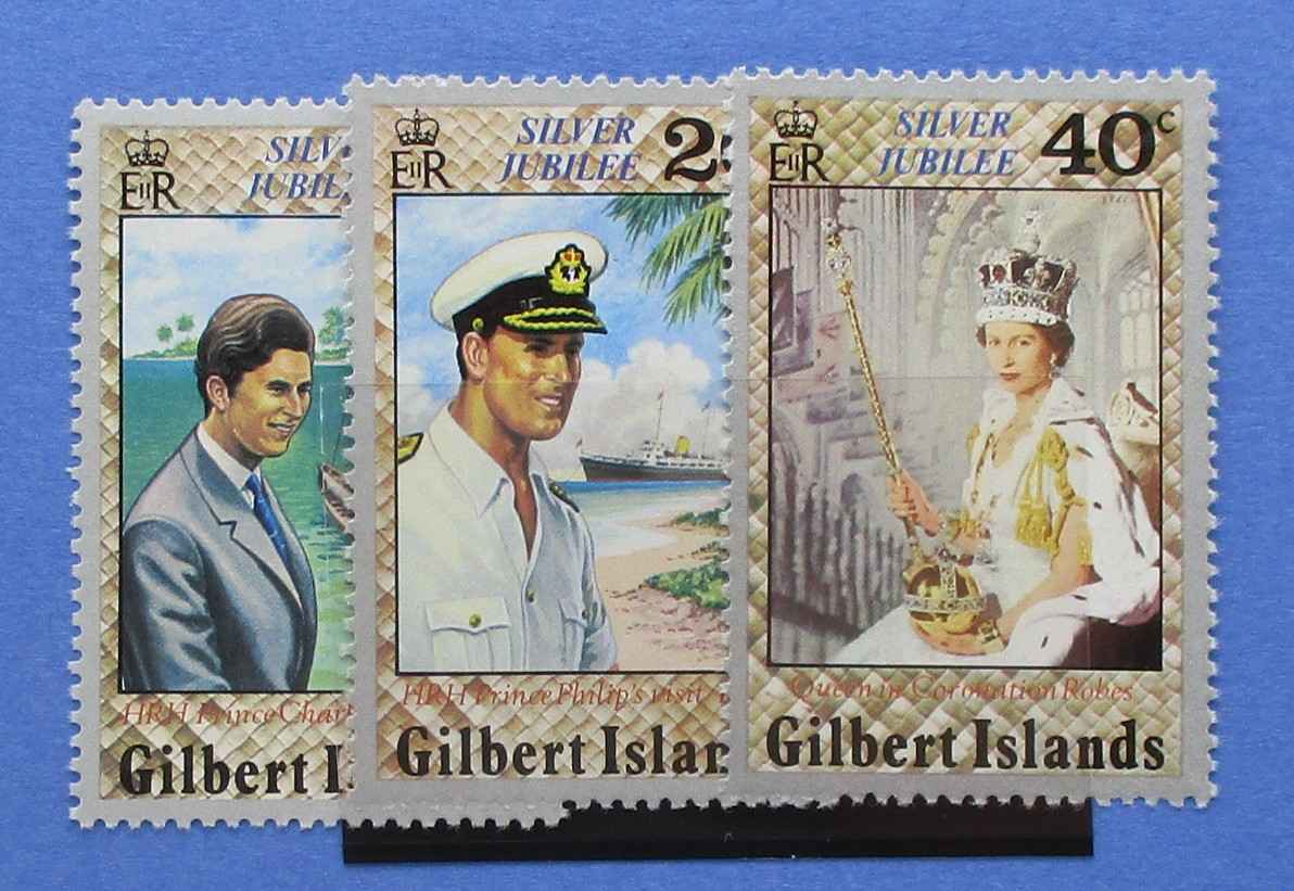 Gilbert Islands Stamps, 1977, SG48-50, Mint - Manor Stamps
