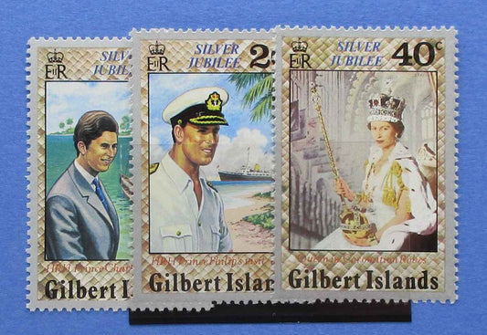 Gilbert Islands Stamps, 1977, SG48-50, Mint - Manor Stamps