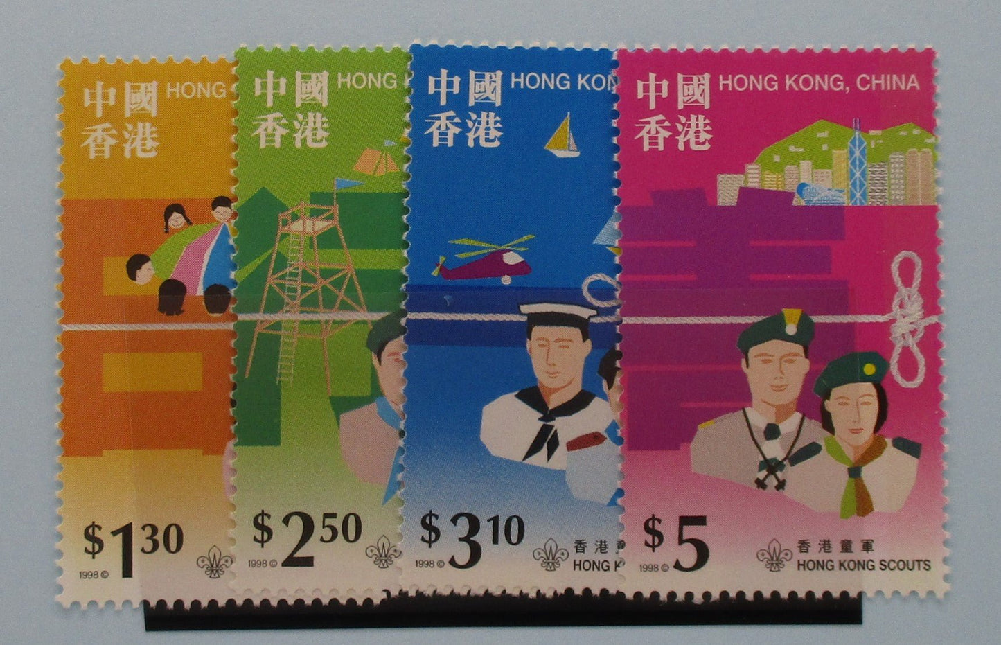 Hong Kong Stamps, 1998, SG932 - 935, Mint - Manor Stamps