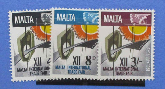 Malta Stamps, 1968, SG402-404, Mint - Manor Stamps