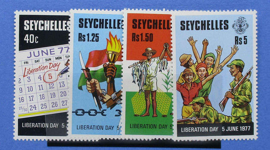 Seychelles Stamps, 1978, SG424-427, Mint - Manor Stamps