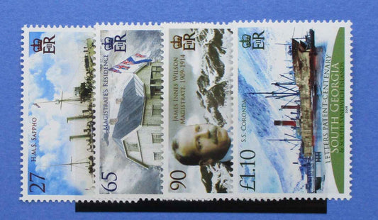 South Georgia and South Sandwich Islands Stamps, 2008, SG458-461, Mint - Manor Stamps